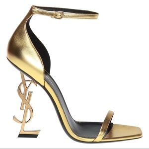 Gold YSL Opyum sandal